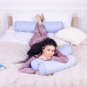 Подушка-валик 8112 Naturale Line 12-4608 Lucretia EcoSilk бязь MirSon - Фото №3