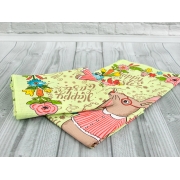 Кухонний вафельний рушник Великдень-1 Руно салатовий - Фото №5