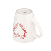 Чашка керамічна 320 мл Heart Ardesto AR3467W біла - Фото №4