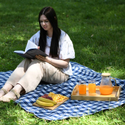 Плед Picnic Ardesto синя клітина - Фото №10
