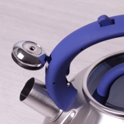 Чайник зі свистком 3л Kamille 0671 - Фото №8