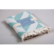 Плед-накидка Barine Fishbone throw sage - Фото №3