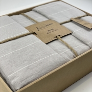 Комплект постільної білизни SoundSleep Stonewash AURA OPAL GREY сірий - Фото №3