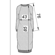 Сукня в'язана Cotton Art Knit сіра - Фото №6