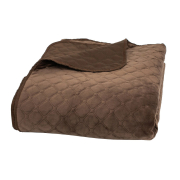 Покривало Ромб круглий Velour ТЕП коричневе - Фото №6