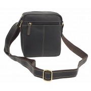 Чоловіча шкіряна сумка-месенджер Visconti S-8 oil brown - Фото №3