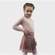 Гольф для дівчинки Little Kelly Прованс темно-рожевий - Фото №3