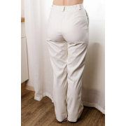 Штаны кожаные Art Knit белый - Фото №7