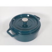 Чавунна каструля 28,5 см 5.6л Tierra бірюзова 830072 NOIS - Фото №3