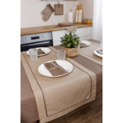 Доріжка бавовняна Кориця Прованс мокко з кантом - Фото №3