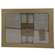 Комплект постільної білизни SoundSleep Stonewash AURA OPAL GREY сірий - Фото №9