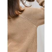 Джемпер для девочки Mari Art Knit бежевый - Фото №4