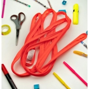 Пенал Zipit neon jumbo ZTJ-NN-2 персиковий - Фото №4