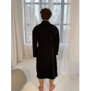 Халат кімоно махровий унісекс SoundSleep чорний - Фото №4