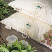 Подушка з гречаною лузгою Aromavita Ideia молочна - Фото №6