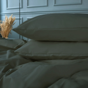 Простынь 16-7000 Green Grey бязь MirSon - Фото №3