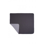 Покривало з наволочками бавовняне Bardoc SoundSleep двостороннє графіт+сірий - Фото №15