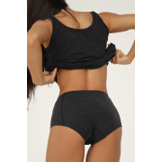 Труси-термо жіночі віскоза German Volf 23119 темно-сірий - Фото №4