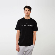 Футболка унісекс з принтом Im Ukrainian Emily чорна - Фото №4