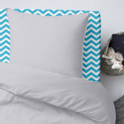 Підліткова постільна білизна Ranfors Grey Zig Sky Cosas - Фото №5