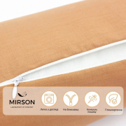 Подушка-валик 8110 Naturale Line 15-1511 Federica EcoSilk бязь MirSon - Фото №6