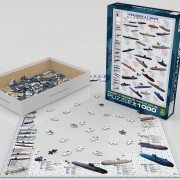 Пазл Підводні човни, 1000 елементів Eurographics 6000-0132 - Фото №3