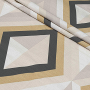 Підковдра Калейдоскоп бязь Home Line бежево-графітовий - Фото №3