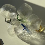 Кружка скляна Драго 430 мл Olens 8030-264 синя - Фото №9