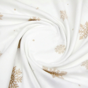 Підковдра Snowflakes Gold фланель Cosas - Фото №4
