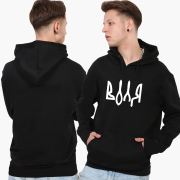 Худи мужской Воля MobiPrint 9225-3757 черный - Фото №4