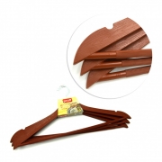 Набір 3-вішалки Proff Wooden Design коричневий PF2601849 / Br - Фото №3