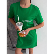 Футболка-туніка Be Happy ST4 Cosy трава - Фото №6