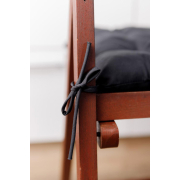 Подушка на стілець Фібра Прованс чорна 041689 - Фото №4