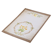 Кухонний великодній рушник Нарциси у віночку Home Line - Фото №3