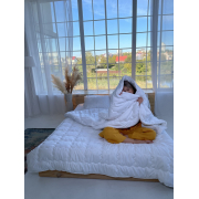 Ковдра демісезонна лебединий пух Tender SoundSleep тик білий - Фото №3