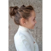 Гольф для дівчинки Art Knit молочний - Фото №3