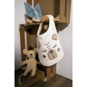 Слинявчик-нагрудник Teddy Irya krem кремовий - Фото №3