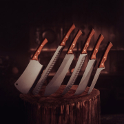 Ніж для барбекю 178 мм Churrasco Black Tramontina 22845/107 - Фото №6