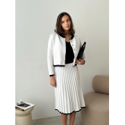 Жакет в'язаний жіночий Gabriel Art Knit білий - Фото №5