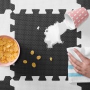 Килимок-пазл 30 елементів Luno Black Kinderkraft KKMLUNOBLK0000 чорний - Фото №4