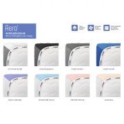 Простирадло на гумці сатинова Aero Optical White Sonex - Фото №6