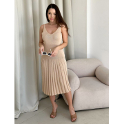 Майка в'язана жіноча Joy Art Knit бежева - Фото №3