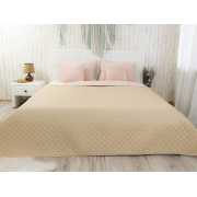 Покривало декоративне двостороннє Velour Apricot Ромб Руно - Фото №3