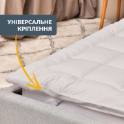 Наматрацник антиалергенний суперщільний Дабл Ideia з гумками по кутах - Фото №6