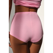 Труси бріфи жіночі модаловий рубчик German Volf 24115 рожевий - Фото №3