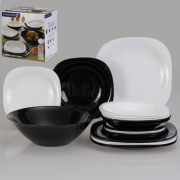 Сервіз столовий 19 предметів Luminarc Carine Black&White N1491 - Фото №5