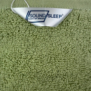 Рушник махровий з петелькою SoundSleep Delicat олива - Фото №3