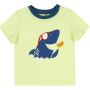 Піжама для хлопчика ПЖ54 футболка та шорти Бембі T80-салатовий-синій - Фото №3