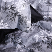 Постільна білизна 00-8 Black Flowers поплін MirSon - Фото №7