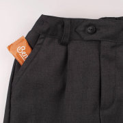 Штани для хлопчика ШР885 костюмна тканина Бембі YX0-графіт - Фото №4